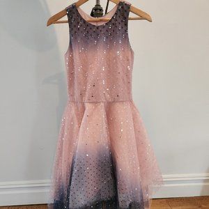 ZOE LTD Girls dress Size 16 2 tone colors